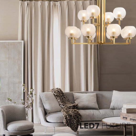 Loft Industry Modern - RBall Chandelier